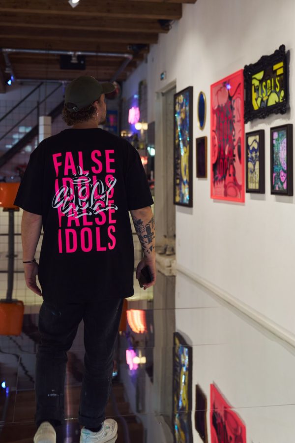 T-shirt Noir / Blanc - FALSE IDOLS – Image 5