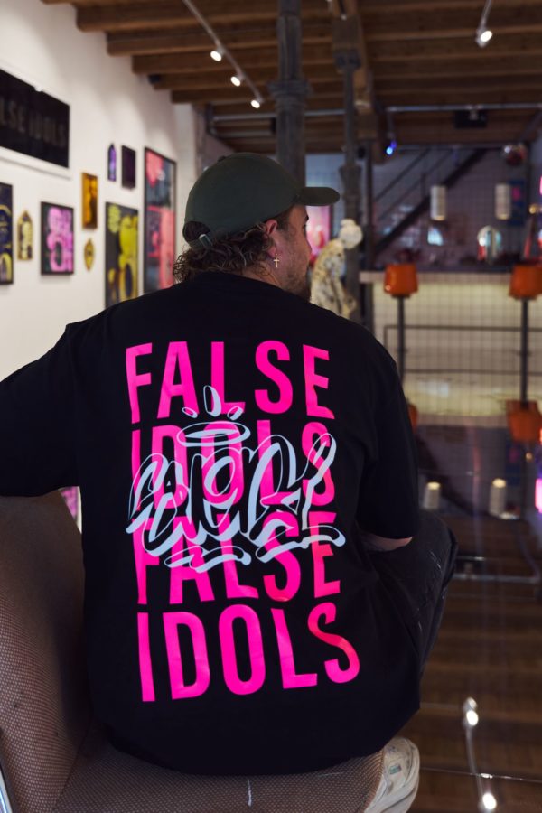 T-shirt Noir / Blanc - FALSE IDOLS
